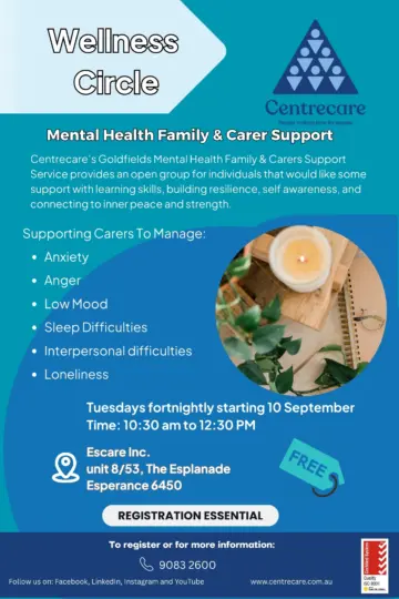 Centrecare Esperance Wellness Empowerment Sep 2024